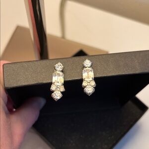 Vintage Crystal Earrings (not pierced!)
